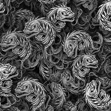 Evil Fishing - 18"x46" Hydrographic Film Hydro Dipping