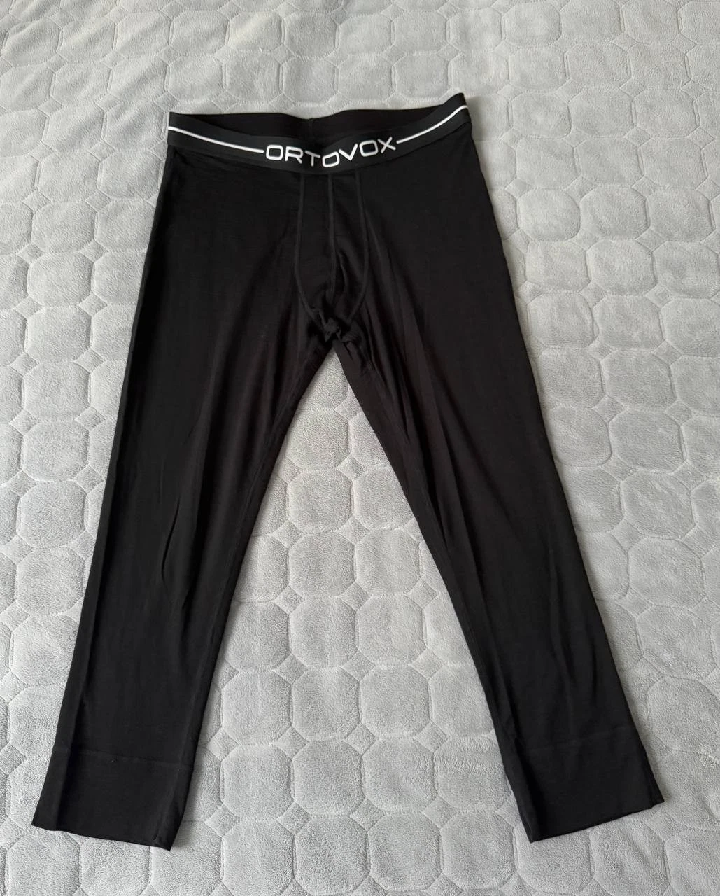 Ortovox 185 Rock'N'Wool 3/4 Pants Mens L Merino Wool Base Layer Thermal