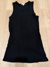 Standard James Perse Black Tank Top Supima Cotton/Modal Closet Basic Sz 1 Small