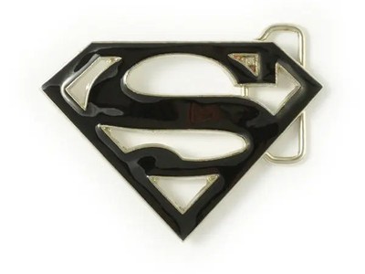 Superman Gürtelschnalle - Schwarz