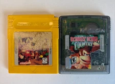Lot of 2 Nintendo Game Boy Donkey Kong Land Country Rough Shape Tested & Works!