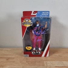 WWF WWE Razor Ramon Scott Hall Autographed Elite Flashback Figure Signed