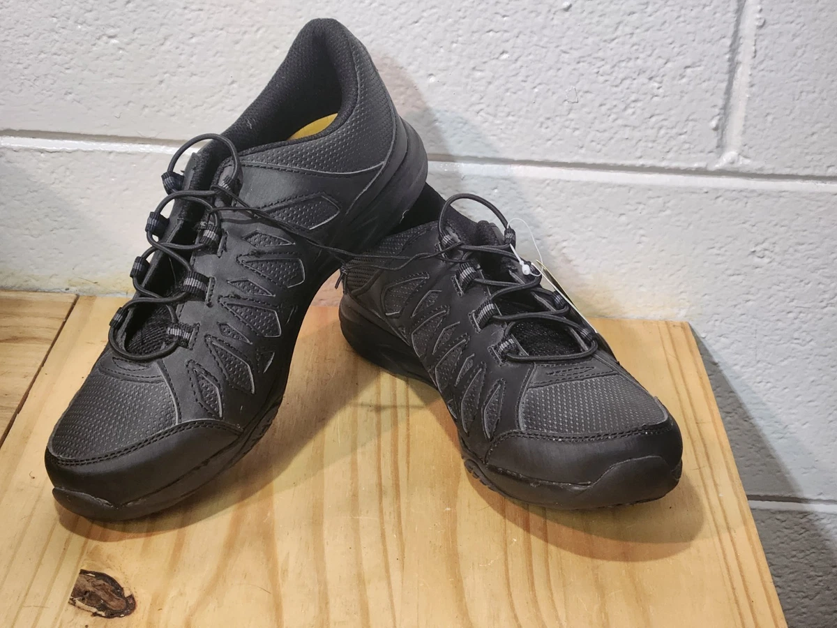 Safetrax Work Shoes Mens Size 12 Black Slip Resistant Lace Up Oil Resistant safetrax shoes products for sale | eBay main image 2