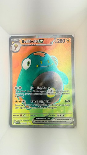 Pokemon Bellibolt ex Paldea Evolved 237/193 Holo Ultra Rare