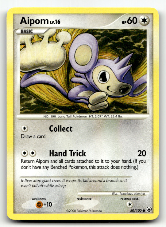 Aipom (50) 50/100 Normal Common Majestic Dawn LP