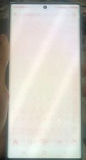OLED For Samsung Galaxy S22 Ultra LCD Silver Frame - Heavy Burn