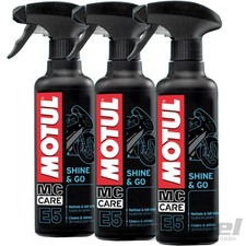 3x 400ml MOTUL SHINE HOCHGLANZ-TIEFEN-PFLEGE-MITTEL PUMPSPRAY KUNSTSTOFFPFLEGE