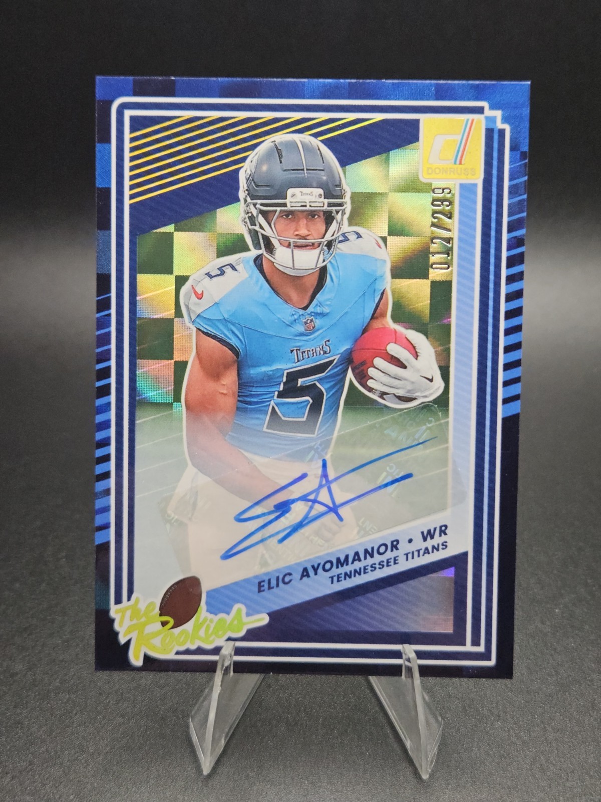 2025 Panini Donruss Elic Ayomanor The Rookies Auto /299