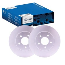 2x HELLA PAGID BREMSSCHEIBEN Ø303mm VORNE passend für FORD MAVERICK FORD USA ESC