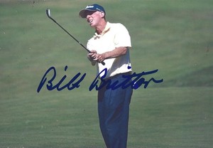 BILL BRITTON PGA GOLFER AUTOGRAPHED 4X6 COLOR PHOTGRAPH