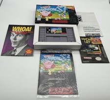 KIRBY'S AVALANCHE NINTENDO SNES COMPLETE CIB TESTED AUTHENTIC (SEALED MANUAL)