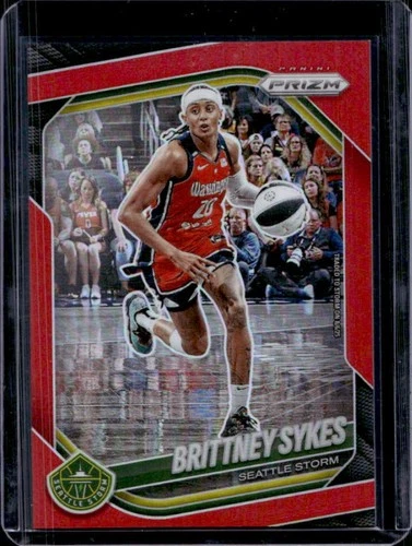 2025 Panini WNBA Prizm Brittney Sykes Red #/299 Storm