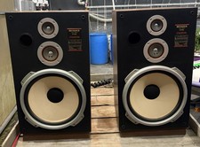 Fisher ST-830 Speakers HiFi Stereo Vintage Home Audio USA 15" 3-Way made 1983