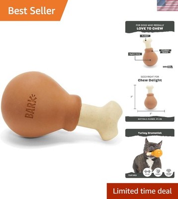 Durable Chicken-Scented Dog Chew Toy for Aggressive Small Breeds - Turkey Design