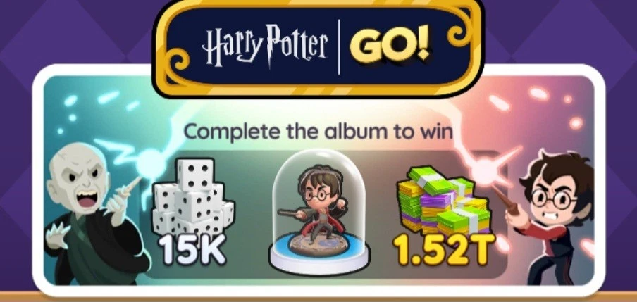 1x Luna Lovegood 4 Star 🌟🌟🌟🌟 Sticker Monopoly_go [Set-13]