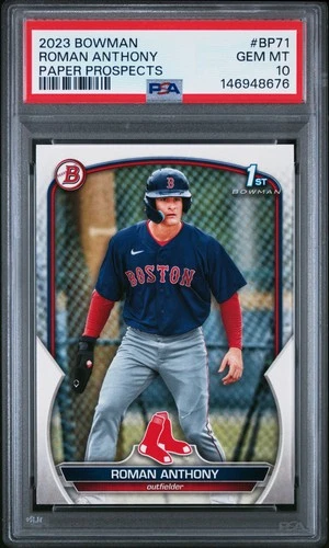 2023 Bowman 1st #BP71 Roman Anthony Paper Prospects PSA 10