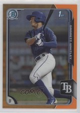 2015 Bowman Draft Chrome Orange Refractor 13/25 Garrett Whitley #84 0h28