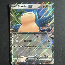 Snorlax ex 076/131 Prismatic Evolutions Stamped Holo