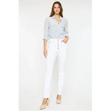 Kancan Marinna High Rise Super Skinny Jeans in White 28