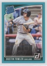 2018 Panini Donruss Rated Rookies Teal Border 18/199 Dustin Fowler #50 0ws