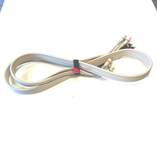 Python Premium Audio Video 5 RCA Component Cable 6 FT HDTV Shielded Digital