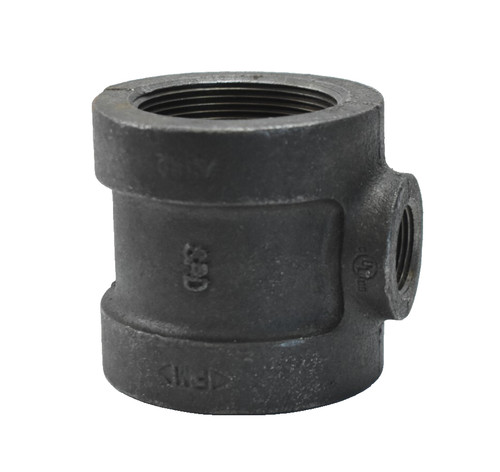 SPD Black Pipe Fitting Tee Cast Iron 2" x 3/4" Threaded Metal Replacement Tool