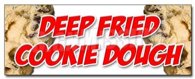 24'' DEEP Fried Cookie Dough Decal Sticker Warm Fresh Homemade Fried Pie
