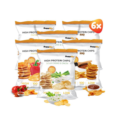 Supplify Protein Chips (Mix Box II) - Eiweiß Snack Zum Abnehmen Oder Muskelaufba