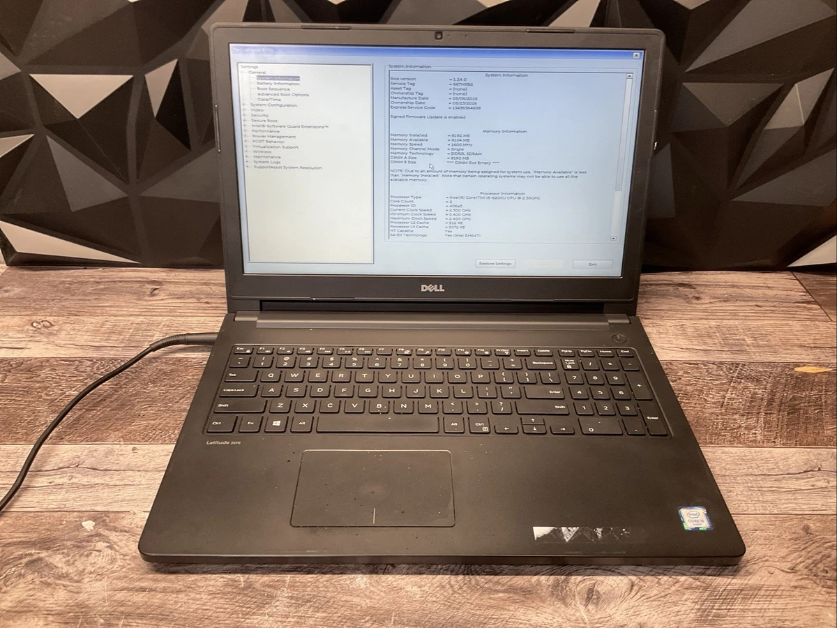 Dell ノートパソコン Latitude3570 i5/16GB/SSD1TB Amazon.com: Dell Latitude LAT3570-1971BLK 15.6