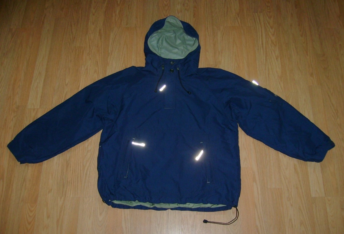 Vintage Y2K NIKE Tech Hooded Lined Jacket Reflective Blue Anorak