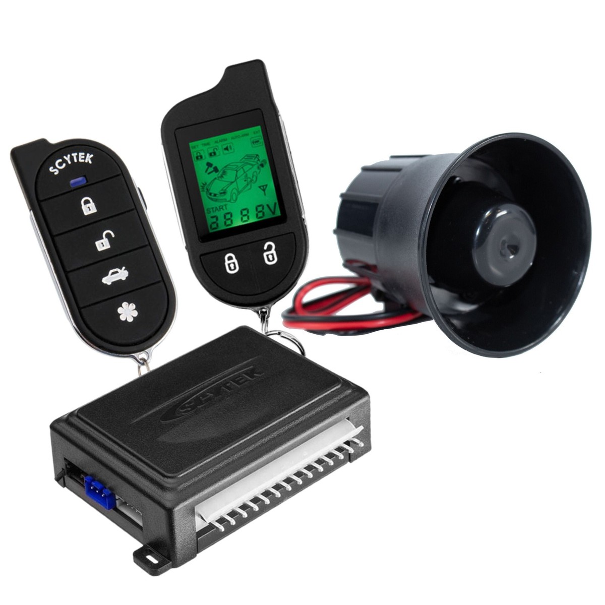 A777 2-Way Remote Control Keyless Entry Security System, Anti