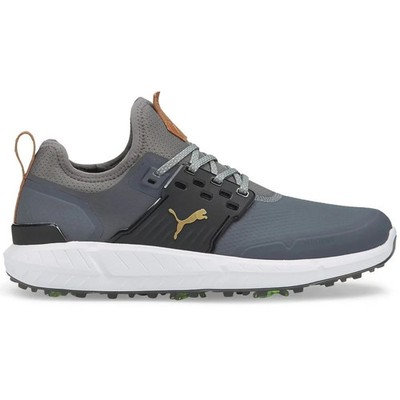 NEW Puma Men's Ignite Articulate Golf Shoes - Grey/Gold/Black Size 10