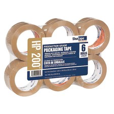 Shurtape 207223 Carton Sealing Tape, Tan, 48Mm X 100M, Pk36