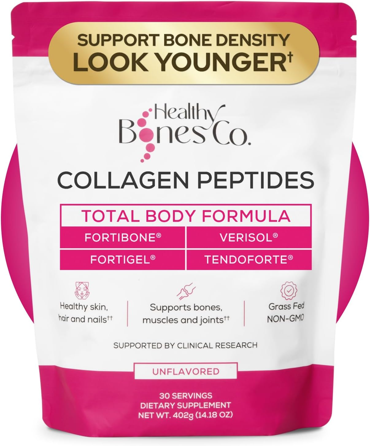 FORTIBONE® Premium Bone Health Collagen Peptides w/FORTIGEL®, VERISOL®, TENDOFOR
