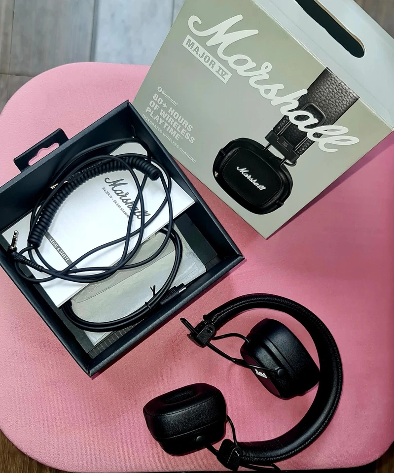 Marshall Major IV | Foldable | Bluetooth Headphones | Black - Image 3 of 4