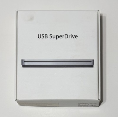 Apple USB SuperDrive A1379 MD564ZM/A External CD DVD Drive w/ Original Box
