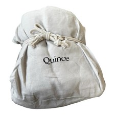 Quince 100 Linen Duvet Cover Full/Queen Gray NWOT