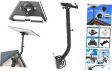 Heavy-Duty Starlink Gen 3 Wall  Roof Mount Kit - 180  Adjustable Pole Bracket