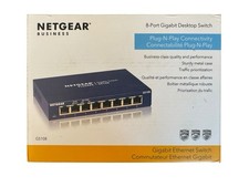 NETGEAR - 8-Port Gigabit Ethernet Unmanaged Switch GS108 New In Box 