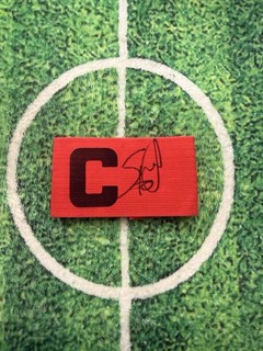Sadio Mane Of Senegal Liverpool & Al Nassr Signed Captain Armband wCOA