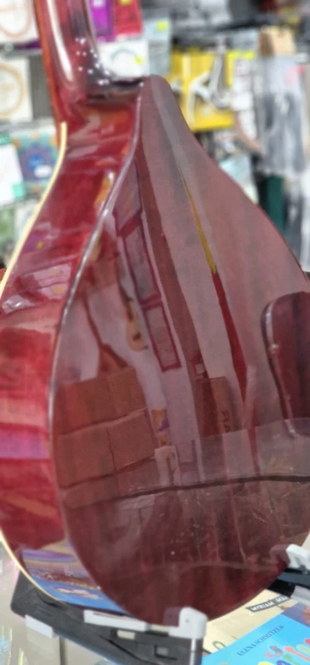 "Red" Irish Bouzouki,NEW, solid wood (spruce top)  - Image 2 of 4