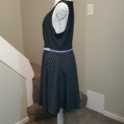 Elle Sleeveless Fit & Flare Dress with Belt Size M | eBay Elle Sleeveless Fit & Flare Dress with Belt Size M | eBay