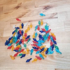 100 Vintage Mini Twist Pin Lights for Ceramic Christmas Tree  Medium