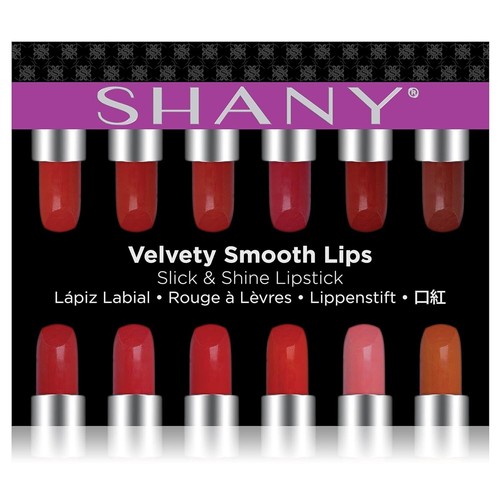 SHANY Slick & Shine Lipstick Set - 12 color Long Lasting & Moisturizing - Picture 9 of 9