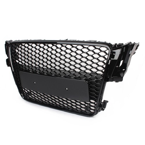 BLACK HONEYCOMB SPORT MESH RS5 STYLE HEX GRILLE GRILL Fit 08-12 AUDI A5/S5 B8 8T - Picture 5 of 10