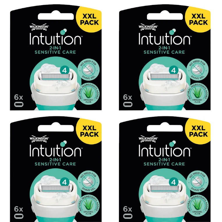24 Wilkinson Intuition Sensitive Care Rasierklingen für Damen NEU ohne OVP