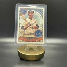 2019 Topps Allen & Ginter #BSS-2 Hank Aaron Baseball Star Signs