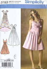 Simplicity Misses' Dress Pattern 3783 Size 12-20 UNCUT