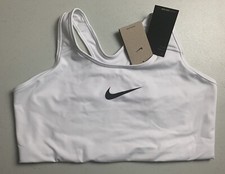 Women's White Nike Dri-Fit 2X Plus Size Sports Bra New With Tags