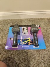 Singing Machine Party Machine Duet Microphones with Bluetooth and Voice Changers